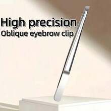 High Quality Stainless Steel Eyebrow Tweezers, Hair Removal Pliers, Ingrown Hair Tweezers, Angled Eyebrow Tweezers, Facial Care Tools - Upgraded Version - View 6