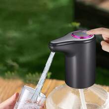 Dispensador de agua eléctrico universal de varios cubos - Método de ingesta de agua conveniente e higiénico. Carga USB, multifuncional, dispensador de agua portátil - Bomba eléctrica automática, adecuado para uso en el hogar, oficina y al aire libre - Modelo de pantalla digital - Ver 4