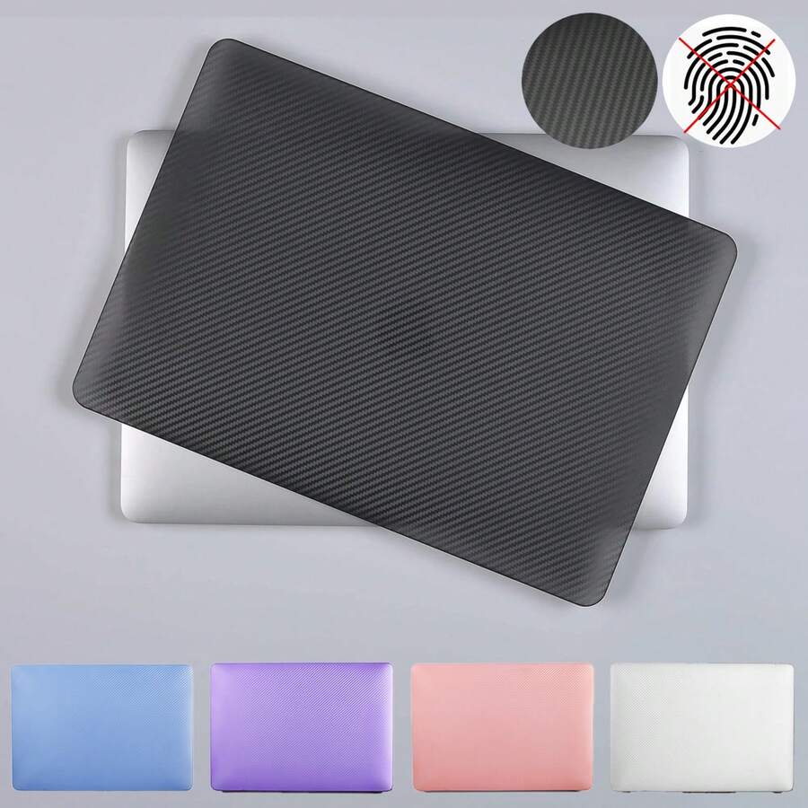 Carbon Fiber Case Compatible With MacBook Air Pro 13/14/15 Inch Computer Case Plastic Hard Case Shell Laptop Cover,A2337 A2681 M3A3113 A2340 M4A3401