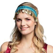 1 chiếc băng đô cài tóc cho trang phục múa bụng bé gái, băng đô đính sequin, vương miện cài tóc, thích hợp cho các bữa tiệc ngày lễ, hộp đêm, trang phục đi biển, phụ kiện phong cách boho cổ điển. - Nhiều màu - Xem 10