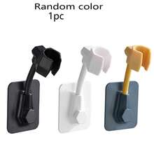 3pcs No-Drill Fixed Base, Adjustable Rainfall Shower Head Bathroom Shower Head Accessories, Shower Bracket - Type a - View 6