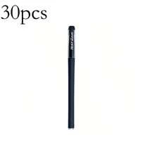 10/20pcs Black Matte Gel Ink Pen Set, 0.5mm Super Fine Point Ballpoint Pens, Smooth Writing, Super Dry, Pocket Clip Design Ballpoint Pens, Office & School Supplies, Signature Pens Black Neutral Pens - Sets - View 9