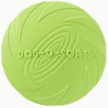 1pc Colorful Durable Dog Toy Flying Disc, Outdoor Game Training Interactive Supplies For Puppy - Multicolor - View 23