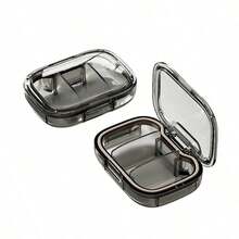 1pc Portable Mini Pill Box, Suitable For 3 Meals A Day, Compact Medication Case, Portable Capsule, Medicine, Supplement Organizer - View 6