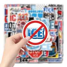 62张高品质精美贴纸，适用于剪贴簿、日记本、笔记本电脑、保险杠、滑板、水瓶、电脑、手机、安全帽、汽车贴纸和装饰贴花 - 隨機風格 - 查看 4