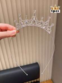 公主皇冠发箍，甜美皇冠发饰，适合作为女孩生日礼物。 - 彩色 - 查看 7