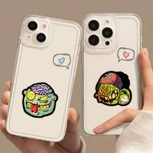 54 Pieces Of Cartoon Monster Head Graffiti Stickers - Waterproof Vinyl, Suitable For Laptops, Water Bottles, Notebooks, Suitcases, Etc. - Cute Cartoon DIY Scrapbook Gift - A - View 6