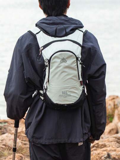 Unisex Outdoor Backpack, 18L Fashionable Hiking Travel Daypack, Cycling Rucksack With Multiple Pockets & Compartments, Lightweight & Spacious, Suitable As Gift For Men And Women