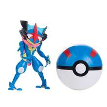 pokemon 6款正版可变形精灵球系列手办玩具，包括甲贺忍蛙、路卡利欧、伊布、露奈雅拉、索尔迦雷欧等动漫人物桌面摆件模型收藏玩具 - 彩色 - 查看 16