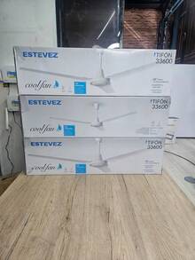 Ventilador de Techo Coolfan  tifon 33600 de 56 Pulgadas - Blanco, aire, grado industrial, - Blanco - Ver 4