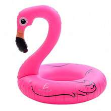 Dona Inflable en Forma de Flamingo, fácil de inflar - por defecto - Ver 6