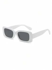 5pcs/Set Retro Y2K Style Square Cute & Playful Eyeglasses, Suitable For Daily, Beach, Travel, Photography, Party Outfit Matching - Multicolor - View 5