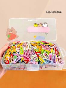 Bộ 60 kẹp tóc màu Macaron mộng mơ, hộp đầy đủ các kẹp tóc hình ngôi sao màu Macaron với các sắc hồng nhạt, vàng nhạt và nhiều màu khác, phù hợp cho các bạn gái và phụ nữ, ngọt ngào và lãng mạn - tạo điểm nhấn tinh nghịch cho kiểu tóc tuổi teen, tuyệt vời để tạo kiểu hàng ngày và làm quà tặng! - Nhiều màu - Xem 25