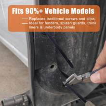 Universal Nylon Cable Tie Buckle Auto Fastener Screw Replacement Clip Car Fender Trunk Engine Guard Panel Wire Management Secure - Automotive Fastener Screw Replacement Clip - View 7