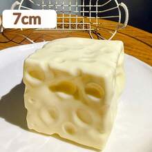 1个2026新款奶酪捏捏乐玩具，椰子油手工可塑形软萌玩具，生日、惊喜、节日、情侣、圣诞节、游戏玩家、减压的理想礼物 - 彩色 - 查看 12