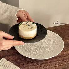 Bộ 2 đĩa sứ nứt cao cấp dùng trong gia đình, đĩa tráng miệng, đĩa ăn nhẹ, bộ đồ ăn, đĩa nhựa, khay phục vụ, đồ dùng nhà bếp, đĩa tiệc, đĩa dã ngoại. - Nhiều màu - Xem 4