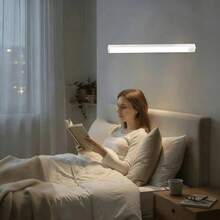 1pc USB Rechargeable LED Sensor Light, Cabinet Wardrobe Light, Wireless LED Night Light, Staircase Background Light, Rechargeable, Suitable For Room, Kitchen, Kitchen Accessories, Wardrobe, Staircase, Corridor And Cabinet, Kitchen Decor, Bedroom Decor - Charging Model - View 2