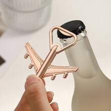 1PC/Aviation Gift Airplane Bottle Opener Keychain, 2-In-1 Premium Metal Beer Bottle Opener Key Ring For Pilots Flight Attendants, Perfect Birthday Christmas Graduation Father's Day Gift For Men Women Travel Enthusiasts - View 6