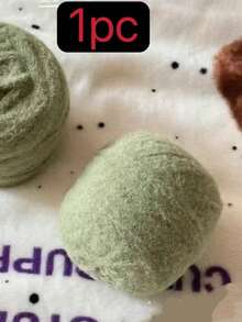 1 pieza de aproximadamente 80g de hilo de ganchillo tejido a mano, material especial de hilo de nube de 5 capas de mousse de menta cálido y delgado, adecuado para bufandas, mantas, regalos y decoración de San Valentín y Navidad - Multicolor - Ver 27