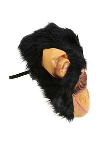 1 chiếc mặt nạ khỉ đột, phụ kiện hóa trang động vật bằng cao su, mặt nạ ngộ nghĩnh đáng sợ. - Nhiều màu - Xem 5