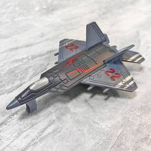 Boys' Airplane Model Set, Mini Aircraft Toy, Fighter Plane Model, Durable Metal Airplane Decor, Suitable For Desktop Display, Perfect Party Favor & Christmas Stocking Stuffer, Great For Christmas, Halloween, Thanksgiving And Easter Gifts - Black - View 7
