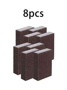 Bộ 2/4 miếng bọt biển tẩy rửa thần kỳ chứa carborundum, dùng để loại bỏ rỉ sét, làm sạch cặn vôi, chà rửa, nhà bếp, phòng tắm, gia đình. - A - Xem 10