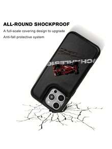 Firma del coche de Fórmula 1 de  en color blanco.funda de teléfono Fundas compatibles con ,Apple,VIVO,OPPO,,, y Honor.Fabricadas en silicona Cartera,ofrecen protección contra golpes y caídas. - Negro - Ver 4