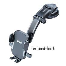 Car Phone Holder With Suction Cup, Automatic Locking Dashboard & Windshield Mount, 360° Rotatable Navigation Bracket Suitable For Automobiles - Black - View 7