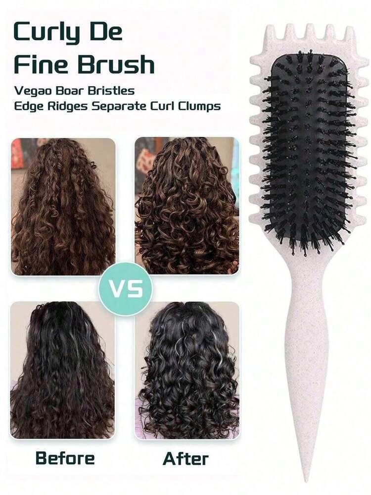 2035-Brushes 2026 Flash Boar Bristle Curling Hair Brush, Suitable For Curly Hair, Create Exclusive Curly Hairstyles For Women, Comb, Back Comb, Styling Brush, Curling Brush, Edge Brush, Hair Brush, Hair Styling, Brush Set, Hair Brushing, Curling Brush, Detangling Brush, Women's Exclusive Brush, Hair, Travel, Hairdressing Products, Hairdressing Tools, Hairdressing Supplies, Hairstylist, Hairstylist Accessories, Hairdressing Salon, Hairdressing Equipment - Siêu hồng - Xem 5