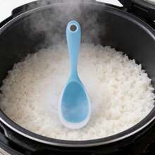 1个不粘硅胶饭勺，适用于电饭煲，厨房用具 - 查看 2