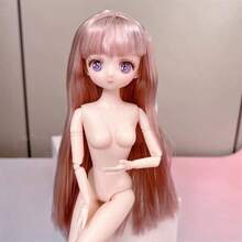 11.81英寸动漫风格时尚BJD娃娃，关节灵活 - 完美可爱蛋糕造型收藏品，可定制BJD娃娃，精致的生日、新年、复活节、圣诞节礼物 - 彩色 - 查看 19