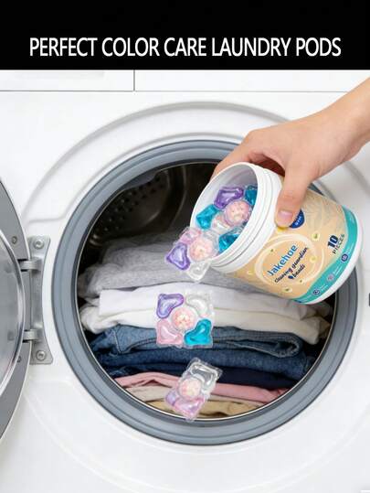 jakehoe 香氛洗衣凝珠——温和清洁，有效去污，持久留香。水溶性膜遇水即溶，只需放入洗衣机（滚筒式和脉冲式洗衣机均适用）即可使用。适用于亚麻、合成纤维及混纺面料。温和配方，亦适用于衣物、贴身衣物等。满足家庭、通勤族、学生、租房者、宠物主人等不同人群的需求。保护衣物，去除污渍，并留下清新香气。让洗衣更便捷轻松。