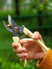 1/2件套不锈钢重型修枝剪，带软垫手柄，适用于修剪花卉、灌木、树篱、树枝等，是家庭庭院草坪园艺的理想工具。 - 多色 - 查看 6