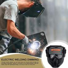 Automatic Dimming Full-Face Welding Mask With Thermal Imaging Function, Split-Type Ventilation Design, High-Temperature Resistance And Anti-Glare Protection, Suitable For Industrial And Automotive Repair Welding Equipment. - A - View 6