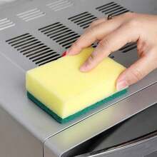 1个厨房液体皂液器，带海绵架和海绵的洗洁精皂液器，按压式液体皂液器，沥水架，洗洁精泡沫器，台面液体皂液器，独立式，防漏，理想礼品，厨房用品，厨房配件，清洁海绵，洗碗海绵，海绵刷 - 皂液盒 - 查看 13