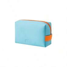 1 Cosmetic Bag, Simple Travel Cosmetic Bag, Toilet Bag, Cosmetic Storage Bag, Portable Outdoor Travel Toilet Bag, Fashion Handbag, Travel Daily Use, Travel Goods Storage Bag, Can Store Makeup Tools, PU Material, Men's Travel Accessories Toilet Bag, Makeup Brush Storage Makeup Bag Make Up Organizer Toiletry Bag Makeup Storage Makeup Pouch Wash Bag Toiletry Travel Bag Vacation Essentials For Travel Gifts For Women - Multicolor - View 9