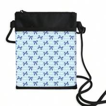 1pc Cute Minimalist Bow Pattern Sanitary Pad/Tampon Pouch, Makeup Bag, Large Capacity Portable Menstrual Pad Organizer - Multicolor - View 11