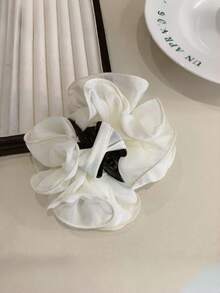 1pc Women's Korean Large Floral Niche Design Hair Claw Clip, Big Size Summer Hair Accessory For Thick Hair Summer Beach Hair Clips - Multicolor - View 6