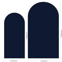 Arco de Casamento Wokceer Backdrop Cover 7,2 pés, 2 conjuntos de Capa Ajustável de Spandex para Arco de Casamento de 6 pés com Parte Superior Redonda, Suporte Chiara Backdrop Cover para Decoração de Festa de Aniversário, Cerimônia e Banquete - Visão 14