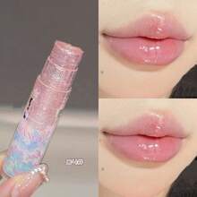 HER ORANGE HERORANGE 全息星光润唇膏，细闪，持久保湿，不粘腻，淡化唇纹，防止干燥，唇部护理化妆品，节日礼物 - 多色 - 查看 8