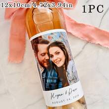 1-10张个性化礼品标签,定制葡萄酒标签,高品质照片贴纸,适用于求婚礼物、结婚礼物、新郎新娘、订婚、个性化婚礼用品、周年纪念情侣礼物、生日派对用品 - F-酒瓶標籤B - 查看 13