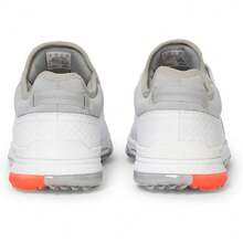 Puma Proadapt Alphacat Disc Men's Golf Shoes Spikeless - 白色/灰色/紅色 - 查看 3