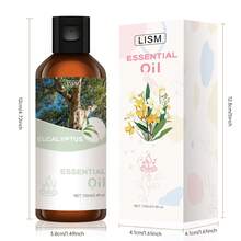 LISM 100ml/3.4oz, 30ml/1.0oz Eucalyptus Essential Oil, Suitable For Aromatherapy Diffuser, Humidifier, Handmade Soap/Candle Making, Unisex, Ideal Gift - Eucalyptus Oil - View 2