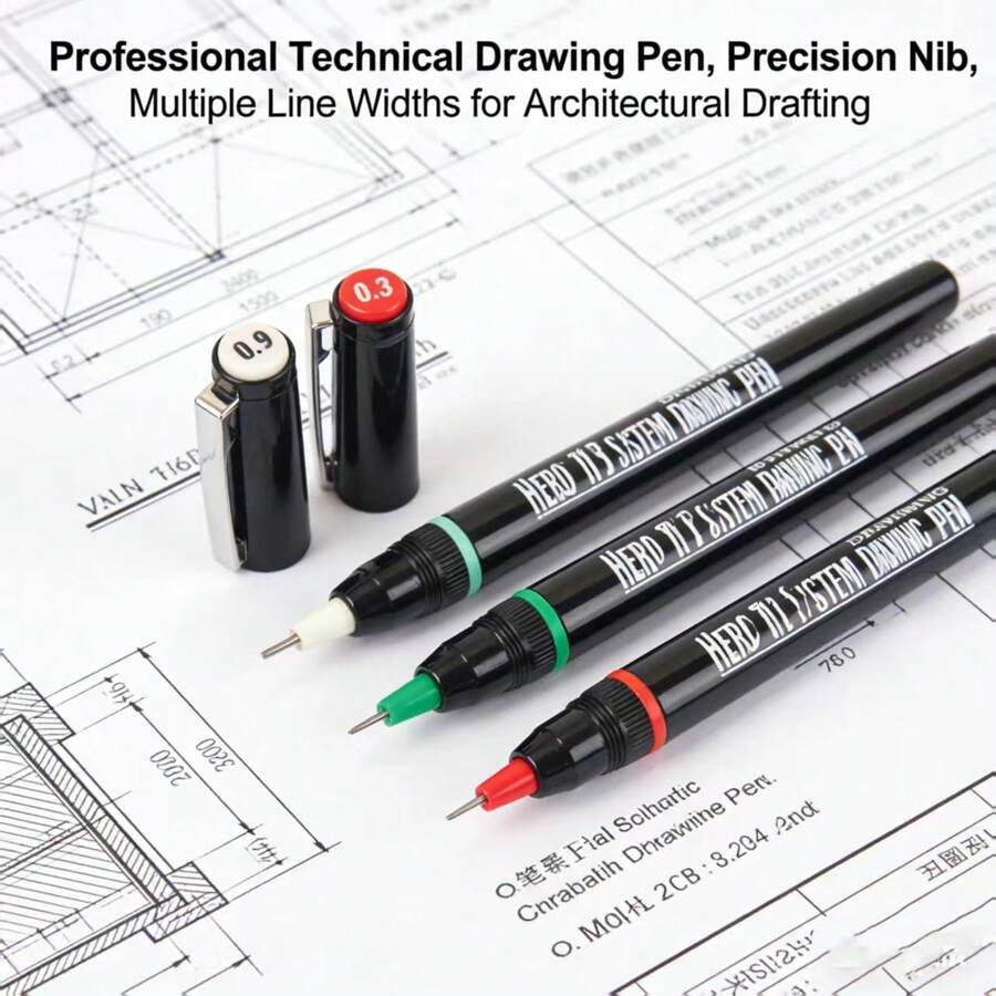 Engineering Machinery Drawing Tool Set Professional Drawing Tool Kit For Drawing Construction Drawings - A - View 1