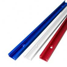 T19 T型滑条，木工导轨轨道，滑轨限位器改装，铝合金小滑槽，木工DIY配件 - T19 500mm - 查看 12