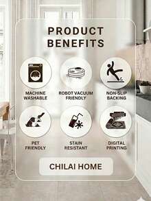 Sản xuất tại Thổ Nhĩ Kỳ - Thảm trải sàn có thể giặt được - Thảm cuộn chống trượt - 80x120 cm, 80x150, 80x200, 80x300, 100x200, 100x160, 100x300, 120x180, 140x190 cm - Thảm hành lang cắt theo kích thước - màu đen - Xem 5