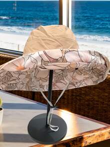 Mũ chống nắng hai mặt họa tiết hoa, mũ vành rộng che nắng, chống tia UV. - nhiều màu - Xem 4