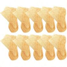 1/5双/包 洛丽塔风格女士隐形蕾丝袜 薄款女士蕾丝船袜 镂空防滑浅口透明春夏女袜 - 彩色 - 查看 10