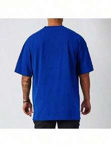 Brooklyn Every Day Men's Oversized T-Shirt New York Brooklyn Extraordinary, Sizes S To Plus Size 6XL, 100% Cotton, 18 Colors - 寶藍色 - 查看 4
