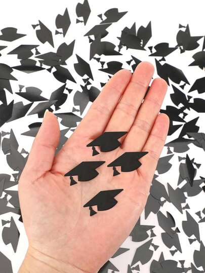 30g Colorful Graduation Cap Confetti, Graduation Cap Confetti, 2026 Black Graduation Cap Graduation Party Decor Tabletop Confetti, 2026 Graduation Theme Party Supplies, Congratulations To The 2026 Graduates Graduation Party Decorations